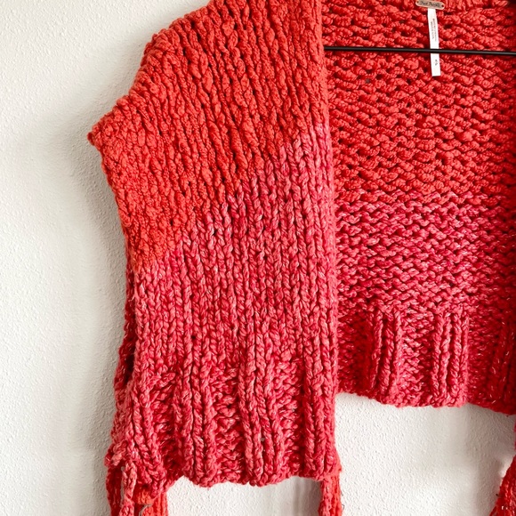 NWT Free People Tassels Away Shrug Vest Size Small - Picture 3 of 12